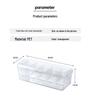 Large Capacity Salad and Fruit Preservation Box with Lid - Transparent and Food Grade