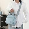 Women's Multifunctional Nylon Backpack Solid Color Shoulder Bag Crossbody Bag Commuter Handbag