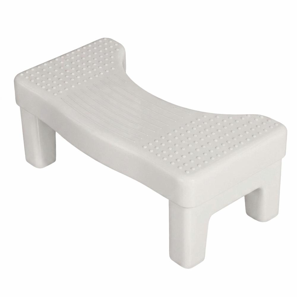 Sgabello Poggiapiedi Robusto per Bagno Sedia Poggiapiedi Antiscivolo Sgabello per WC Adulti