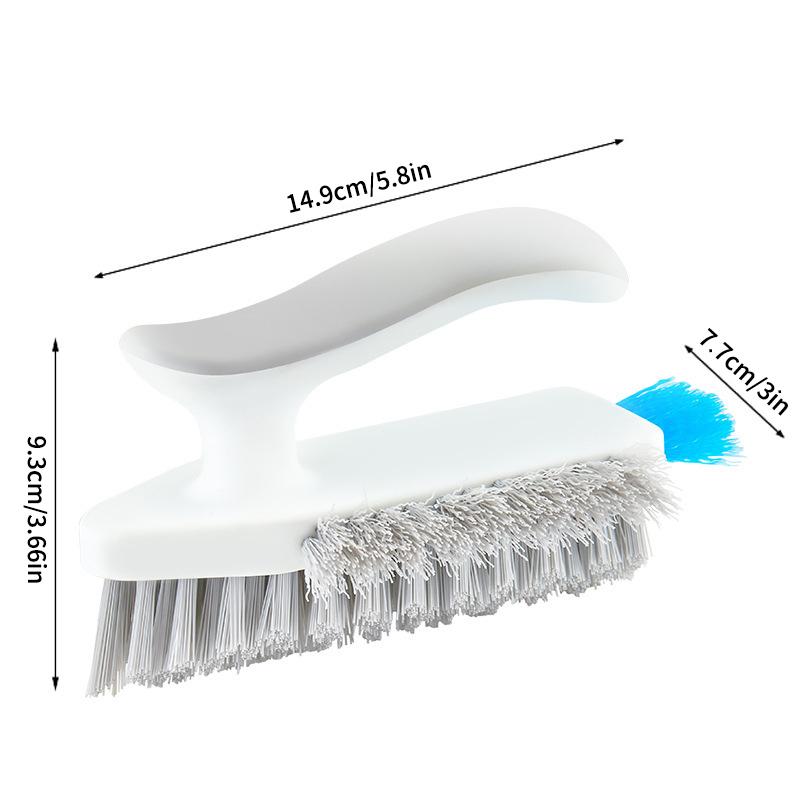 

Gap Brush Щетка для пола Щетка для пола в ванной Щетка-скребок Интегрированная щетка для чистки углов в ванной Gap для туалета белый