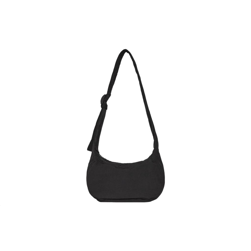 New COS Polyamide Saddle Bag, Shoulder Bag, Crossbody Bag Medium Size Unisex Black 1219190001