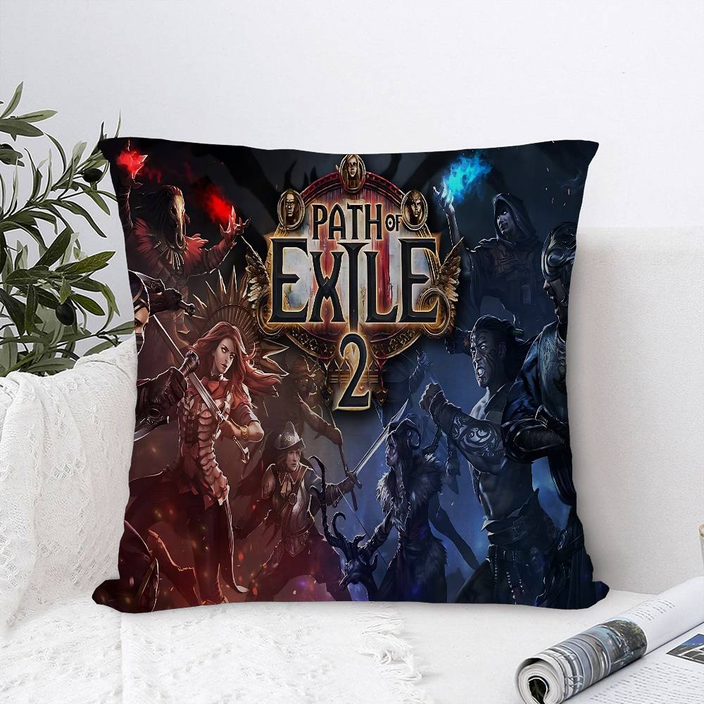 Path Of Exile Personalized Pillow Cover Kids Bedroom Wild Party Decor Pillowcase Kid Birthday Shower Gift