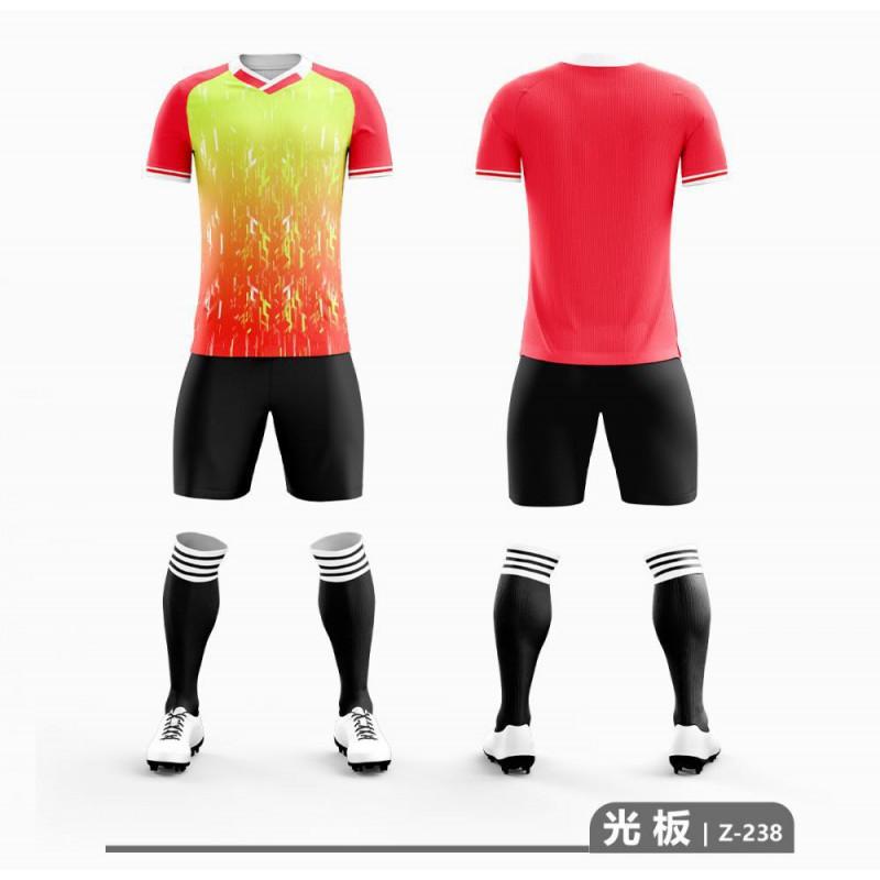 Football Uniform High-end Custom Digital Printed Suit Men Women Adult Short-sleeved Professional Competition Training Uniforms Sports