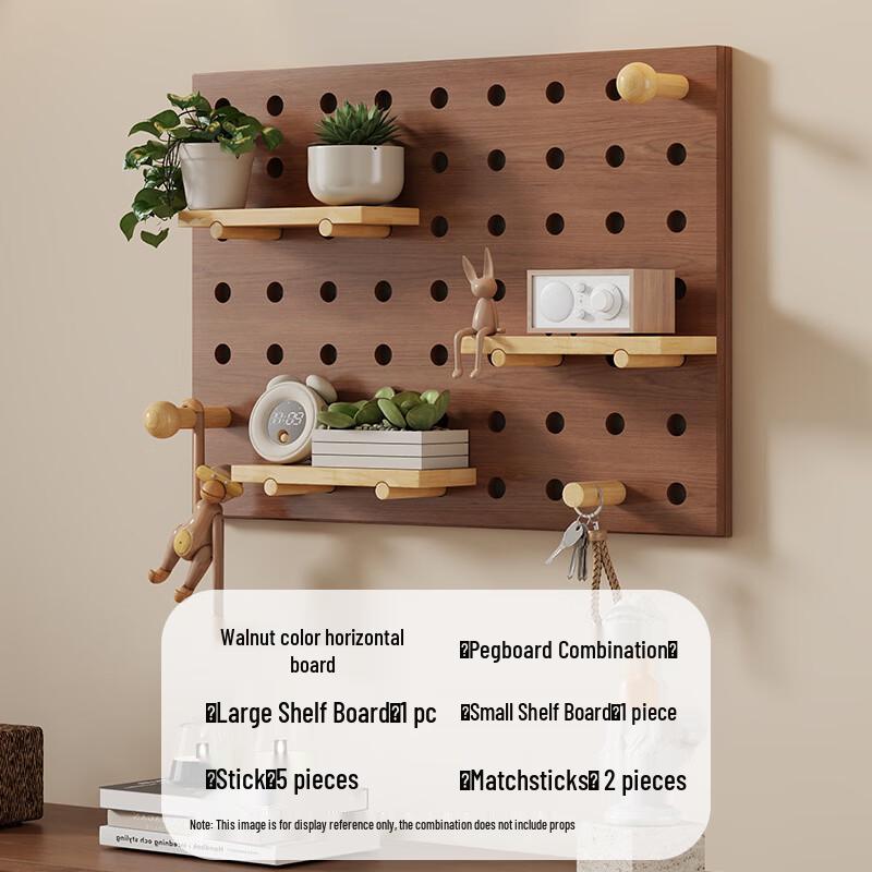 

Wooden Decorative Meter Box Cover with Pegboard
