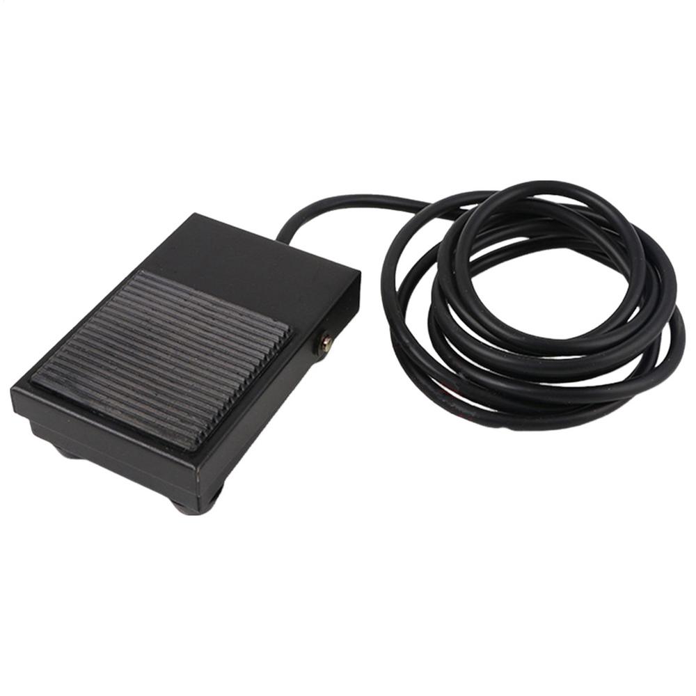 

Step Foot Pedal Switches Self-Reset Mechanism Momentary Switches Long-Lasting Pedal Switches Woodworking Machine Control for синій
