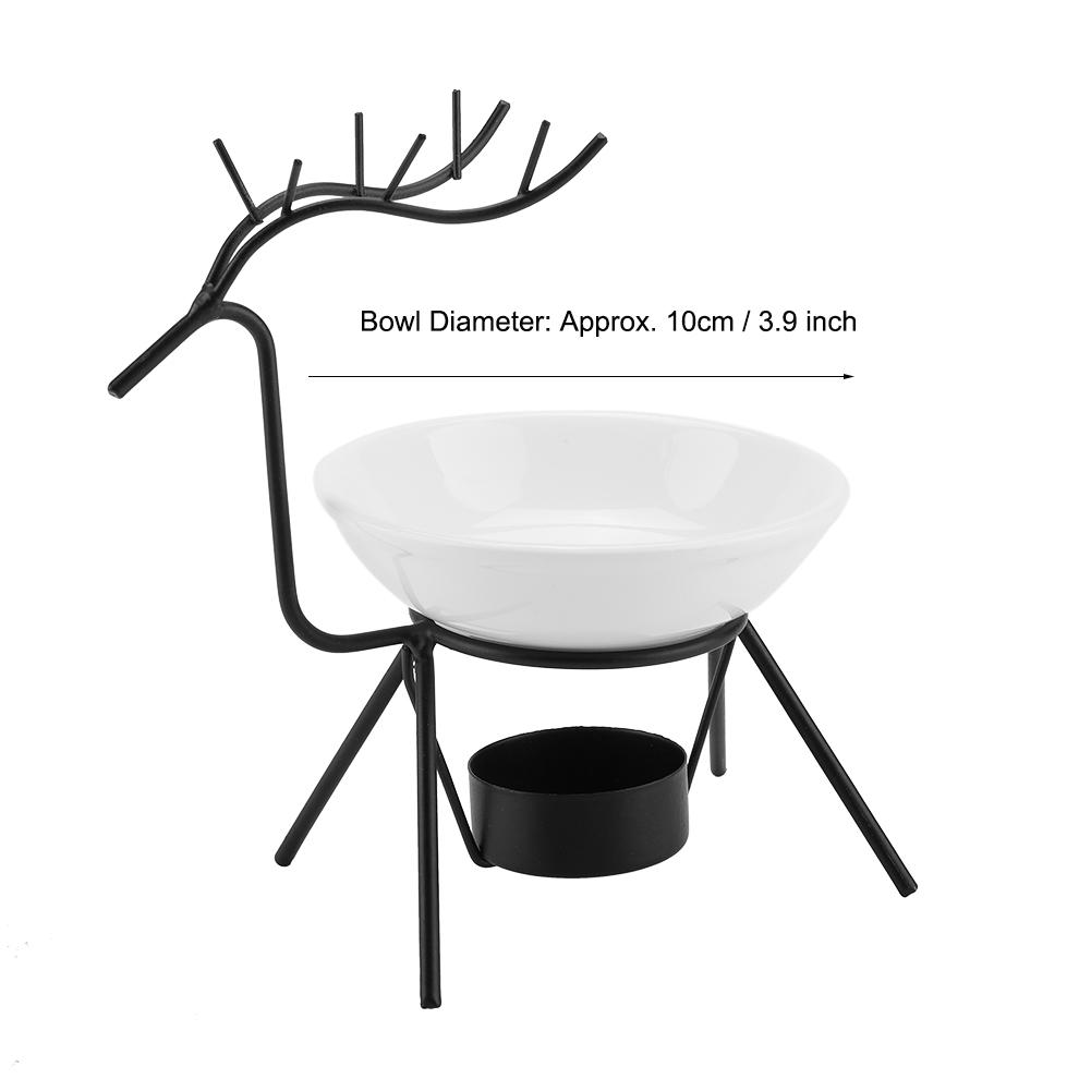 Suport lumânare arzător aromaterapie ulei esențial fier formă cerb decor casă