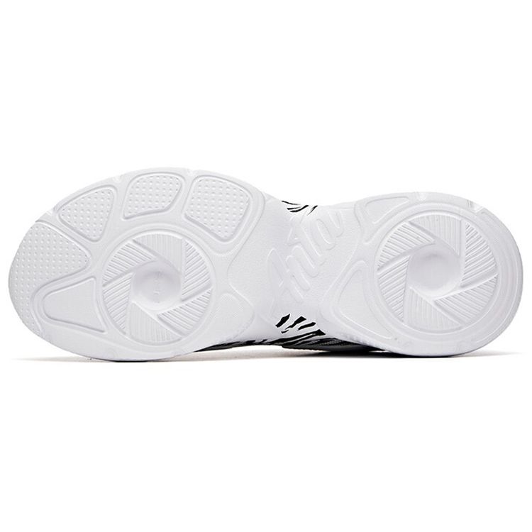 Anta Training Series Comfortable Daily Low-Top Training Shoes Women Sneakers Black White 122037756-6