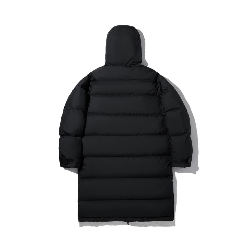 Li Ning Reignite Series Loose Hooded Comfortable Casual Down Jacket Unisex Outerwear Black AYMU585-2