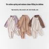 Newborn Cotton Harem Romper - Autumn/Winter, Side-Opening