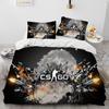 CS GO,Game Gamer,Counter Strike Comforter Bedding Set,Duvet Cover Bed Set Quilt Cover Pillowcase,king Queen Size Bedding Set Kid