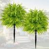 UV Resistant Artificial Persian Fern Grass Stake No Fade Fake Green Plant  Wedding Scene