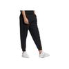 Adidas Neo Alphabetic Logo Print Drawstring Joggers Women Bottoms Black HE4482