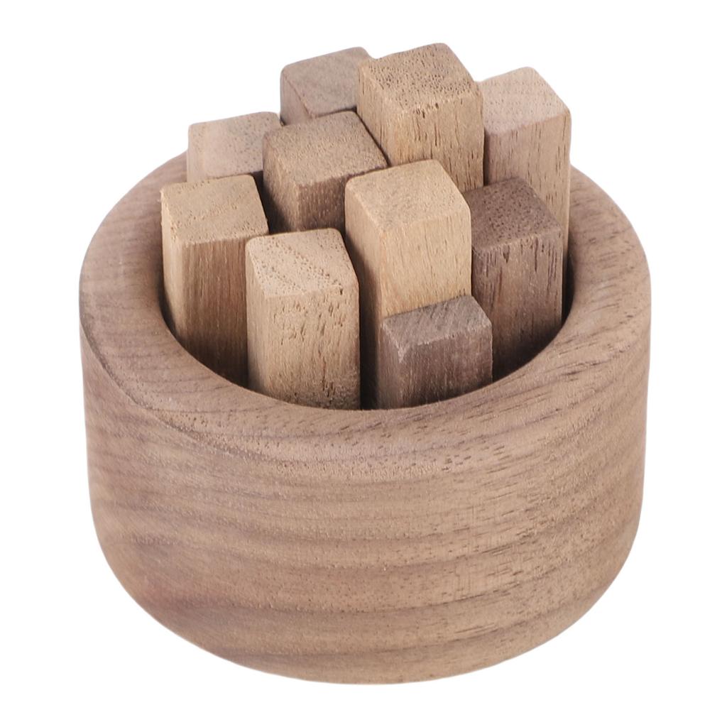 Holz Ätherischer Öl Diffusor Dekorative Holzstapelform Duftdiffusor für Auto Zimmer Büro