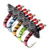 24-137Pcs Wet Dry Insects Flies Fly Fishing Lures Bait High Carbon Steel Hook Fish Tackle With Perfect Box Tackle for Carp Trout