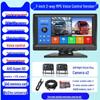 360° Panoramic Truck Dashcam with Four-Way Monitoring, HD Full-Color Night Vision, and Reversing Camera for 12V/24V Systems.