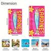Funny Sardines Beach Towel Quick-drying Super Absorbent Suitable for Swimming Beach Vacation Pool Gym Summer Gift for Friends