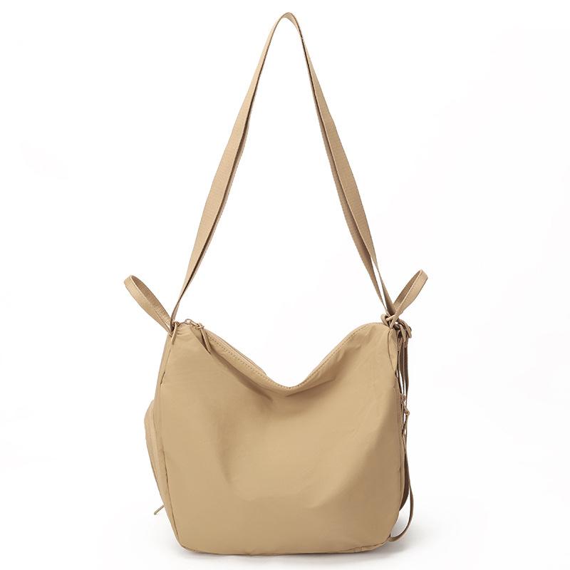 Мужская Женская Сумка-Мессенджер Большая Вместимость Студенческая Наплечная Сумка хаки