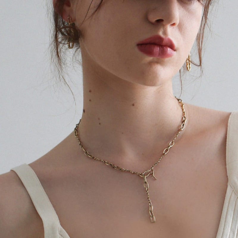 

de,deer cliff necklace [2103N008] 46~48cm