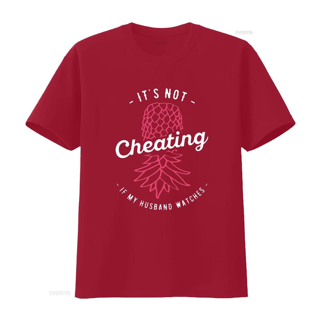 It S Not Cheating If My Husband Watches Swinger Pi Fashionable Unisex T Shirt With Unique Print Perfect For Summer Vintage Soft