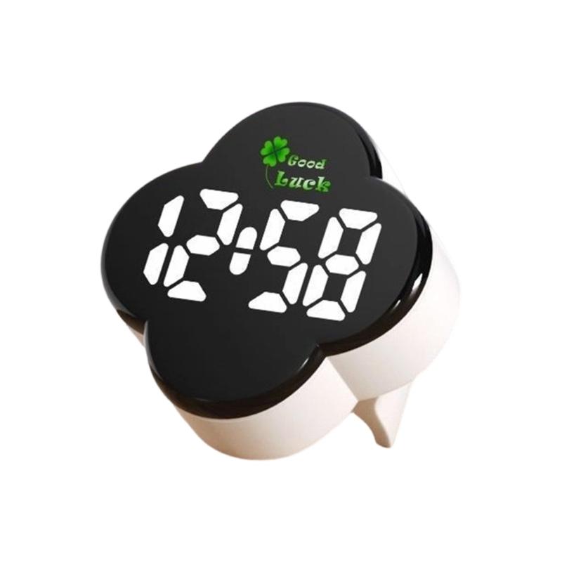 Ballpoint Pen Electronic Watch Mini Clovers Clocks for Penholder 12mm Mini Pen Clock for Examing,Writing Note Taking