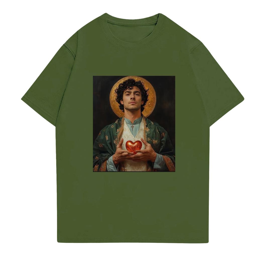 Lässiges, modisches Unisex-T-Shirt mit Rundhalsausschnitt und Aufdruck