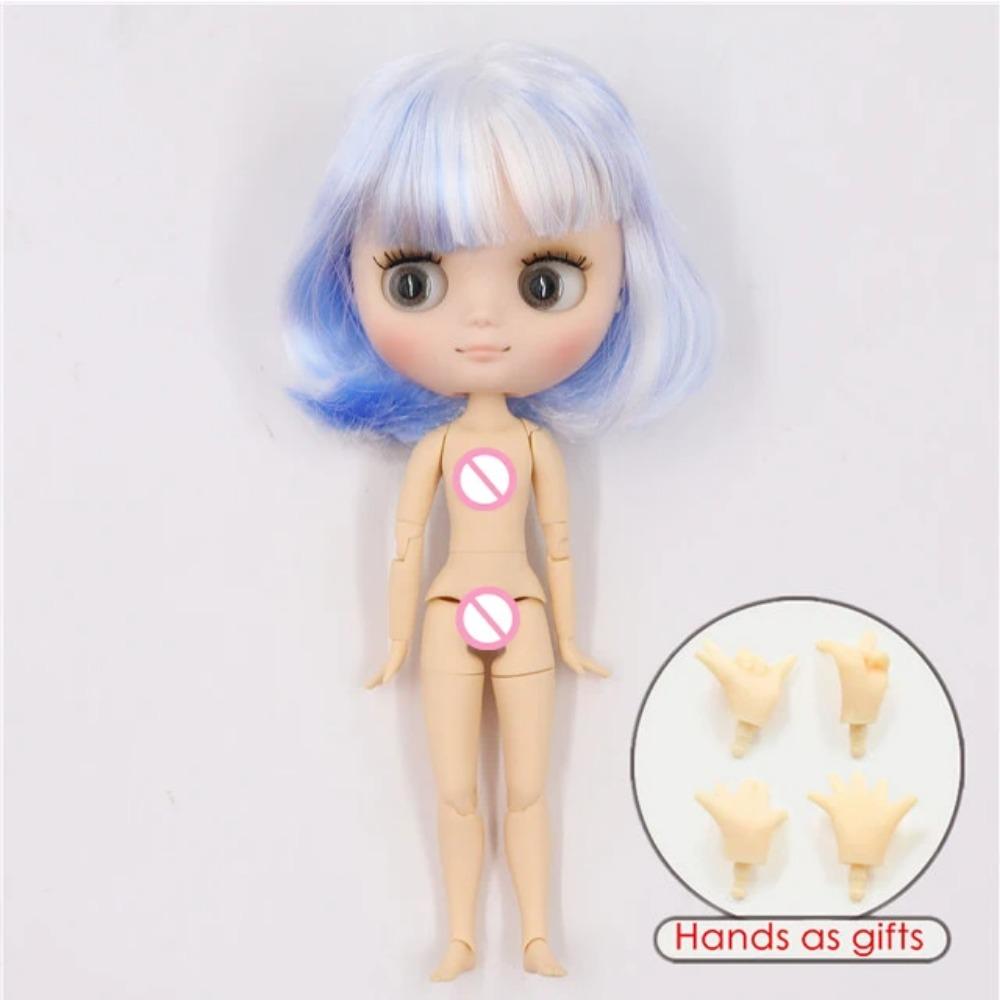 

DBS blyth Middie Doll шарнирное тело матовое лицо 1/8 bjd 20см игрушка аниме девочки подарок nude doll(20cm)