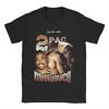 Retro Tupac  2pac Hip Hop T-Shirt Men's Cotton Short Sleeve Rapper Crewneck Summer Top Tee
