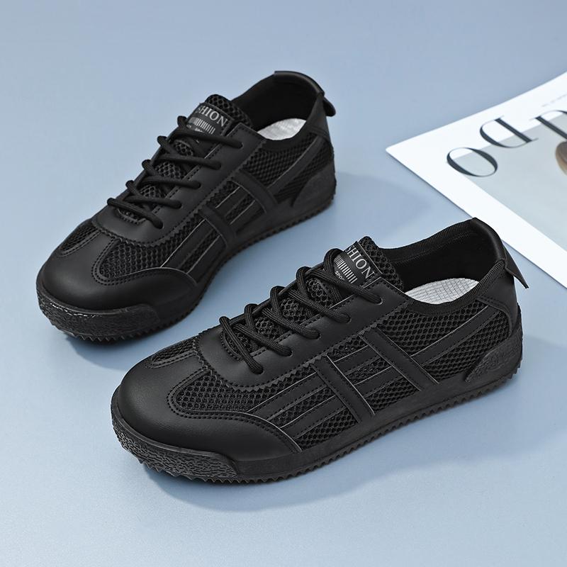 

MCTIN Повседневные кроссовки женские пэчворк разноцветные шнурки с круглым носком женские туфли на плоской подошве мужская обувь ручной работы 36 чёрный