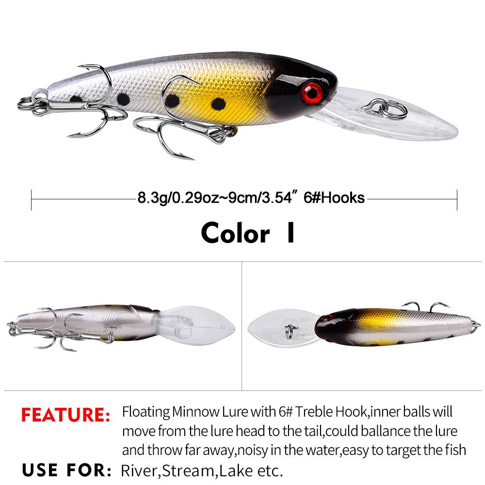 Outdoor Fishing Mino Bait 8.3g/9cm Lure
