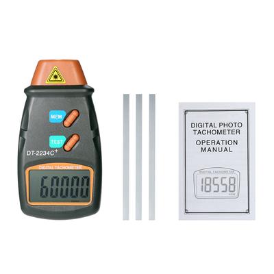 Digital Tachometer Rpm Meter Non-Contact 2.5Rpm-99999Rpm Lcd Display Speed Meter Tester Speed