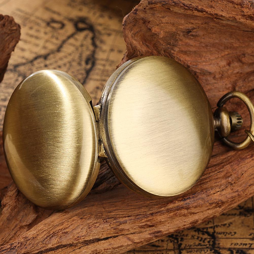 Orologio da tasca antico al quarzo Collana con catena Fob