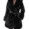 2024 Women's Real Mink and Fox Fur Winter Coat: Simple and Fashionable High-End Design