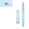 Luxury Jinhao 82 Peacock Blue Fountain Pen Acrylic Pen Spin Golden EF F Nib Business Office School Supplies Writing Ink Pen