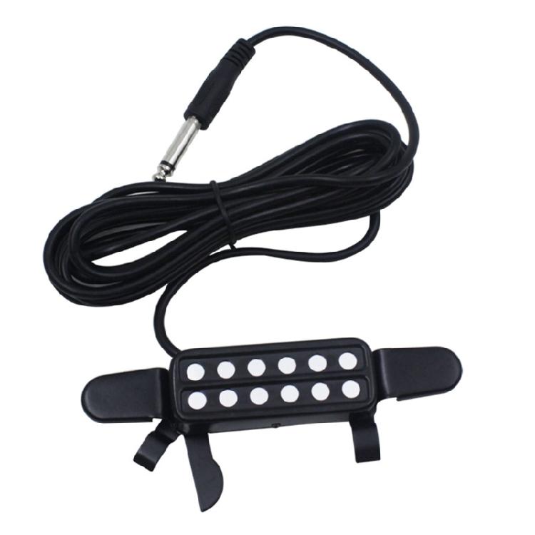 Electric Volumes Pickup Accessory for Acoustics Electric Guitar Classical Transducer Pickups 6 Sound Holes Guitar Pickup