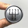 5/6 Speed Gear Shift Knob Cap Speed Number Emblem Badge Cover for VW Volkswagen Golf Jetta MK3 MK4 GTI MK4 Bora LUPO POLO SEAT IBIZA CADDY