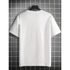 Creative Minimalist Paw Print Men'S Fashion Trend Graphic Print, Men'S Round Neck Short Sleeve T-Shirt, Casual T-Shirt , Comfortable Summer Top