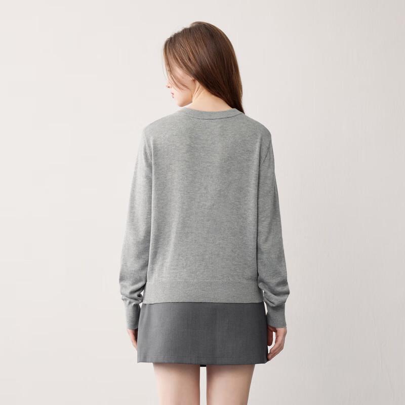 Ledin Women's Heart Pattern Knit Cardigan