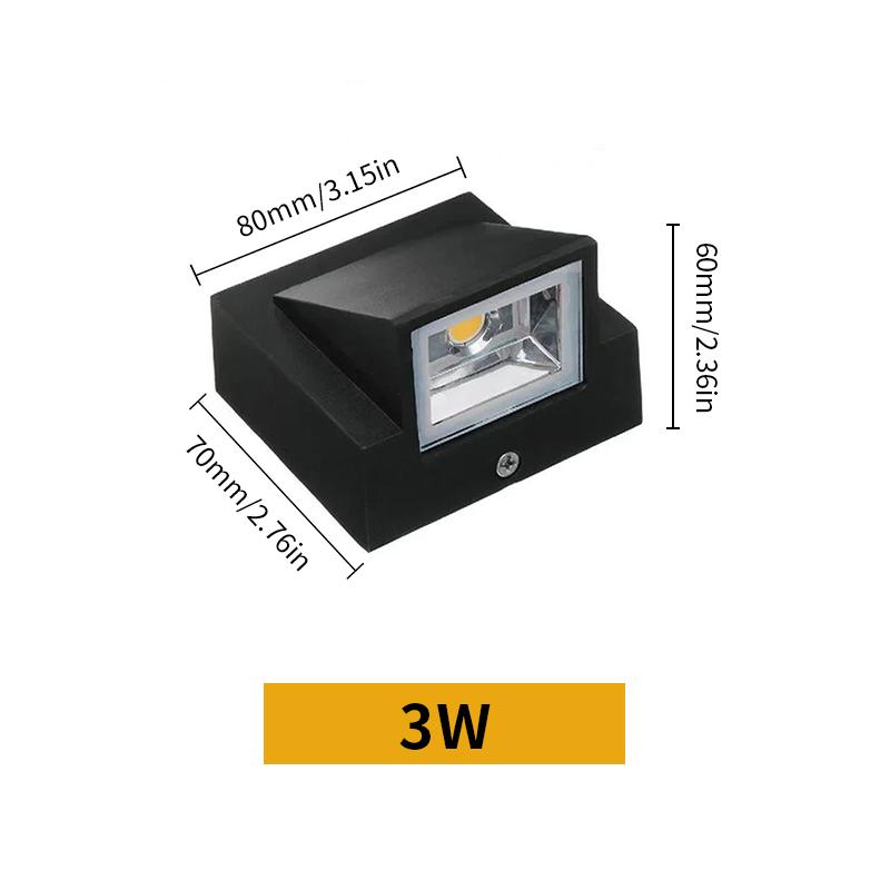 

Светодиодный настенный светильник 85-265 В 3 Вт 6 Вт холодный белый теплый белый высокая яркость энергосберегающий для помещений и улицы современный для дома и сада Warm White