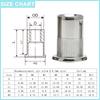 5-20PCS Flat Rivet Nut M3 M4 M5 M6 M8 M10 M12 304 Stainless Steel Flat Head Threaded Rivet Insert Nutsert Cap Rivets Nuts