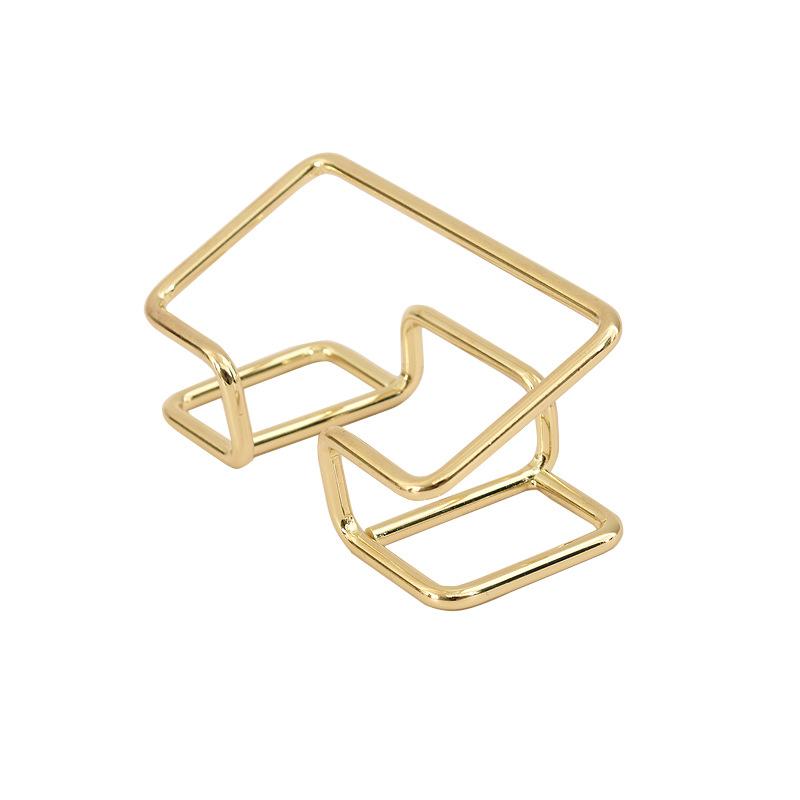 Minimalist Hollowed out Business Card Box Creative Iron Lined Business Card Holder Desktop Business Card Display Rack