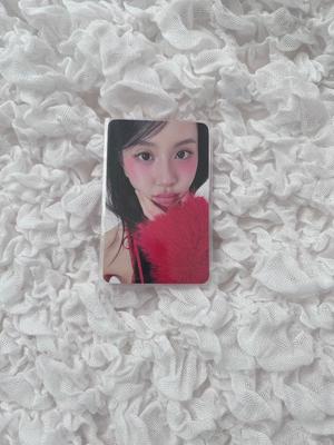 [USED] TWICE Chaeyoung Korean Sea Green Fans JYP Bonus Trading Card