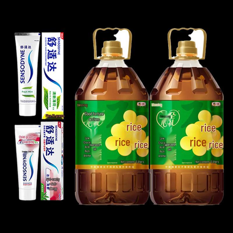 Sensodyne Toothpaste & Fulinmen Canola Oil Bundle