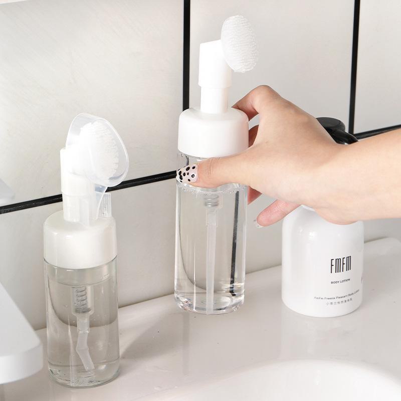 Foaming Facial and Hair Cleanser Bottle