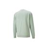 Puma Metallic Nights Fleece-Lined Warm Crew Neck Sweatshirt Men Sweaters Grey Green 587141-49