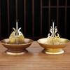 Sandalwood Incense Rack Home Decor Three Fish Fragrance Tray Household Buddha Incense Burner Mosquito Coil Bracket