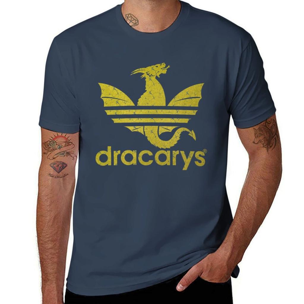 Dracarys Gold Tshirt Running Perforunisexce Short Sleeve Tee Tshirt