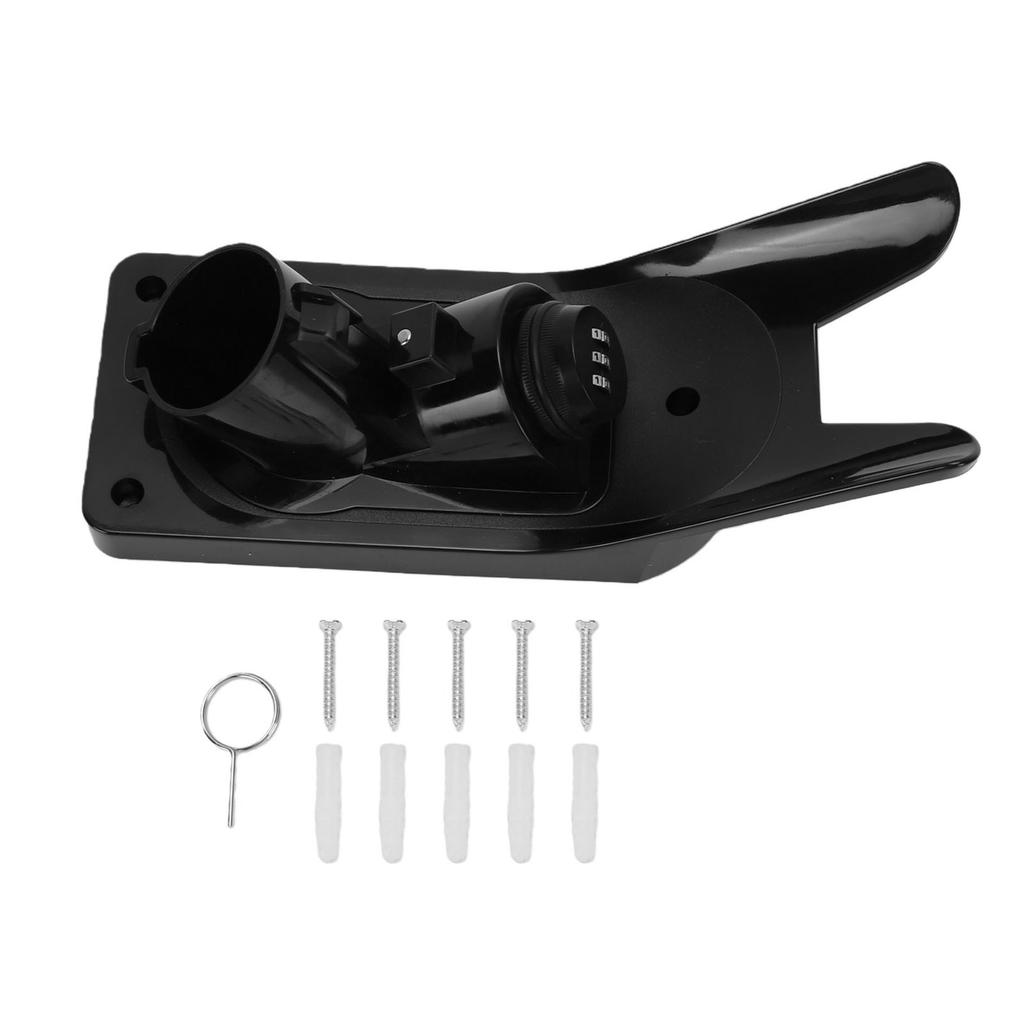 Supporto per Caricabatterie Auto Elettriche a Parete con Lucchetto a Combinazione Antifurto Gancio per Cavo di Ricarica Auto Elettrica per SAE J1772 Tipo 1