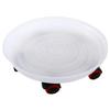 High Capacity Plant Cart Garden Container Tray With Smooth Rolling Wheels Support Large Heavy Decorative Pots