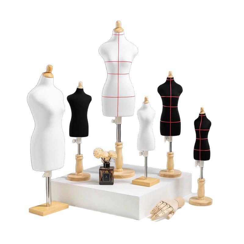 Half-Size Mini Draping Mannequin for Student Clothing Design