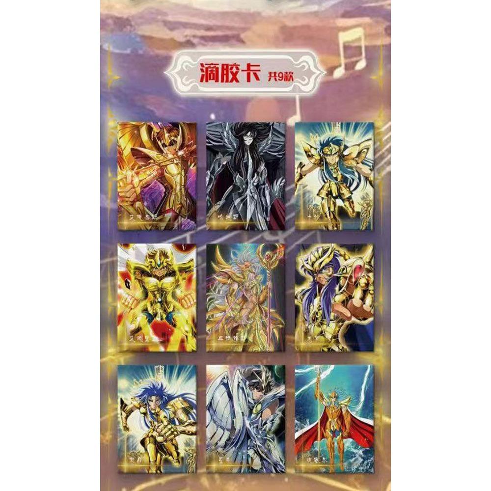Saint Seiya Collection Cards for Boys Girls Classic Fantasy Anime Featured Exclusive Personality Characters Cards Festival Gifts